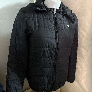 Guess Black Puffer Jacket